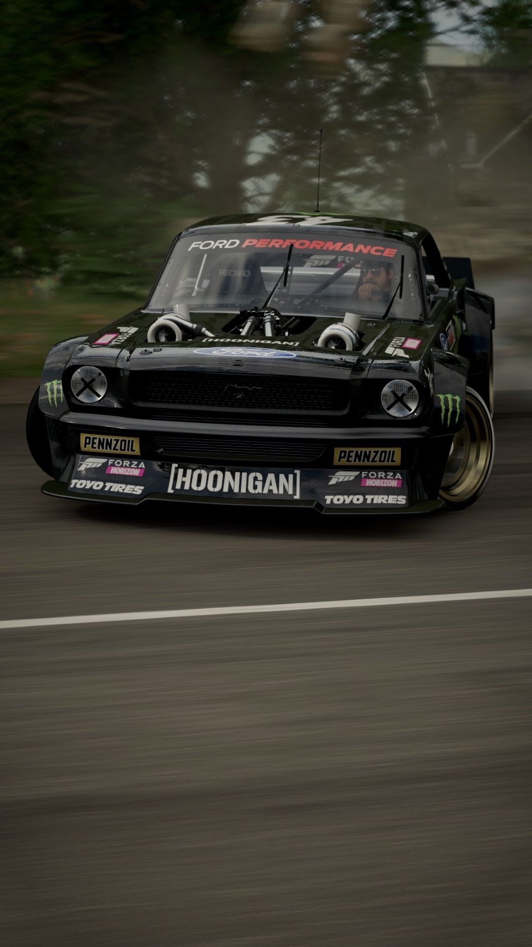 Gymkhana, 10, Ford, Mustang, Hoonigan, Wallpaper, 1080x1920, Full, HD, Phone, jpg