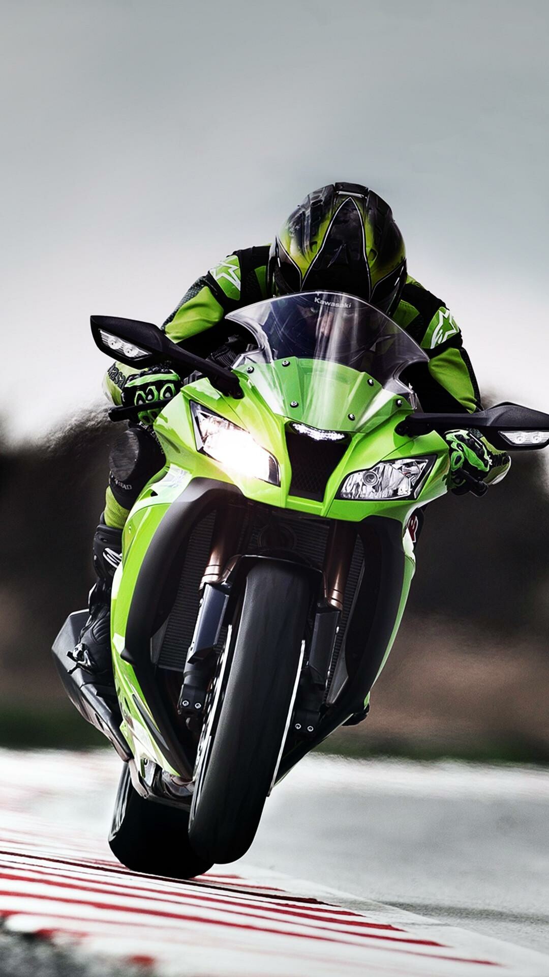 Kawasaki, Ninja, Motorcycles, Wallpaper, 1080x1920, Full, HD, Phone, jpg