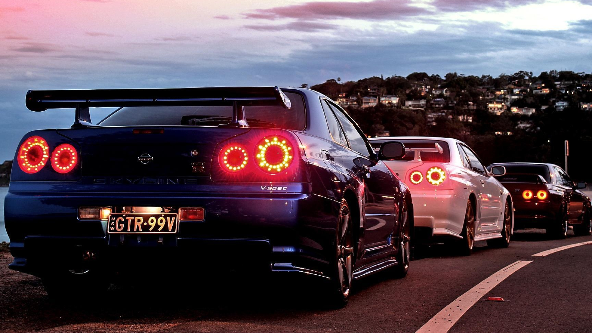 Skyline, Trio, Skyline, Car, Wallpaper, 1920x1080, Full, HD, Desktop, jpg